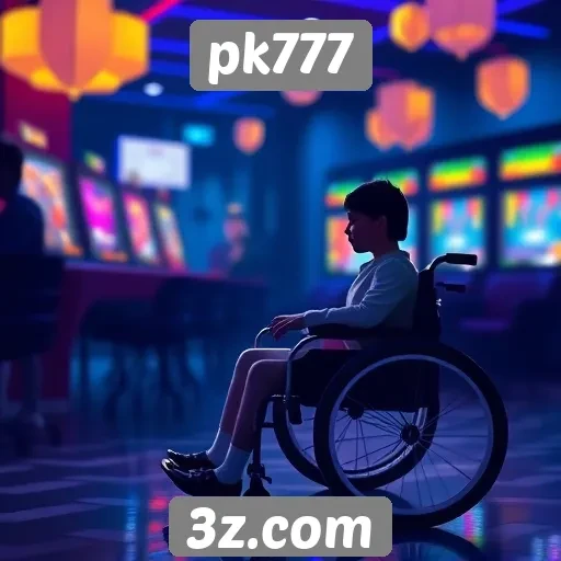 Acessibilidade e experiência no site pk777