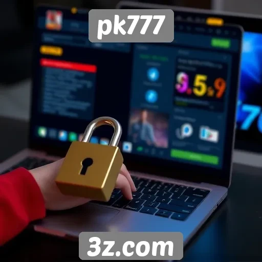 Análise da segurança no site pk777