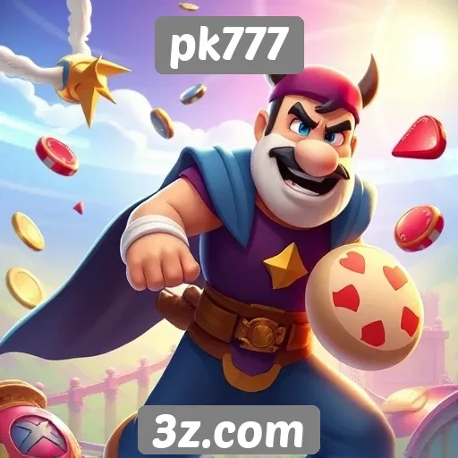 Variedade de jogos disponíveis no pk777